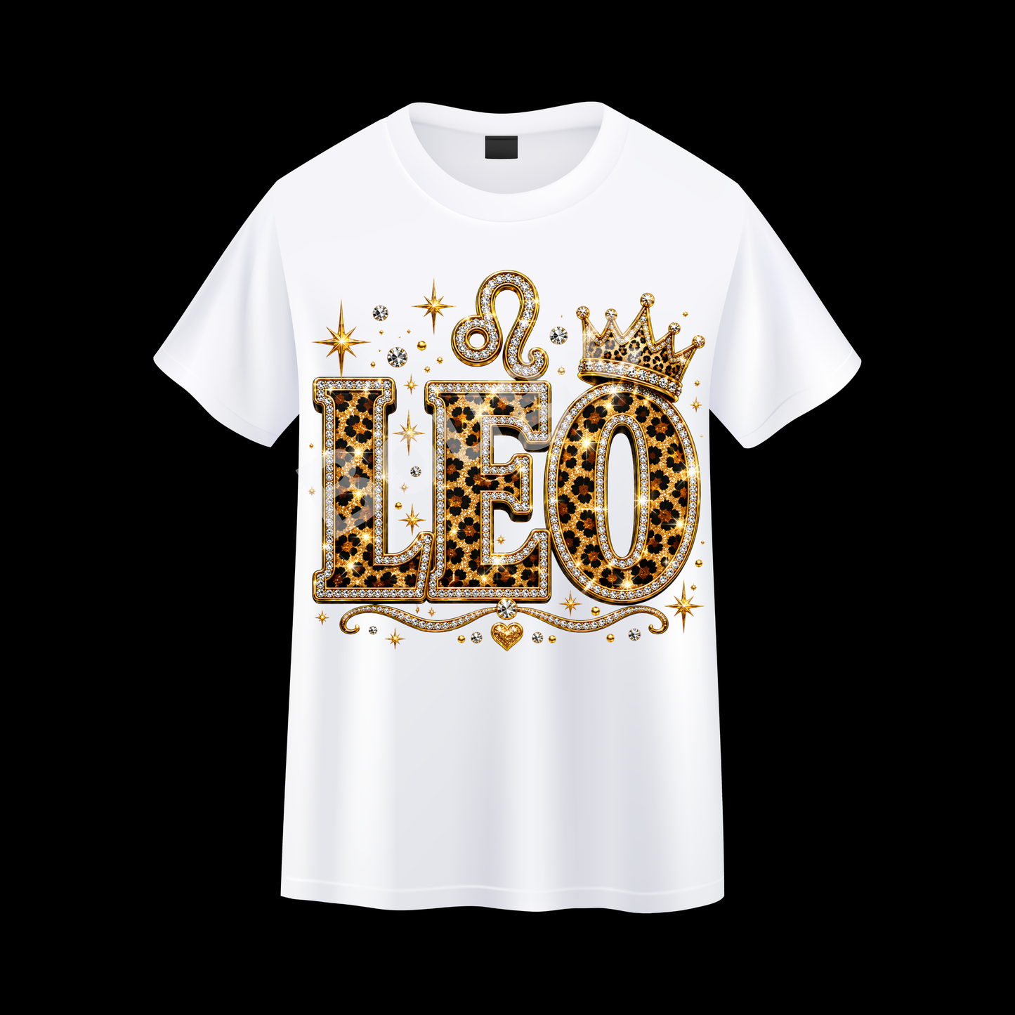 Leo Leopard Luxury Graphic T Shirt (Copy)