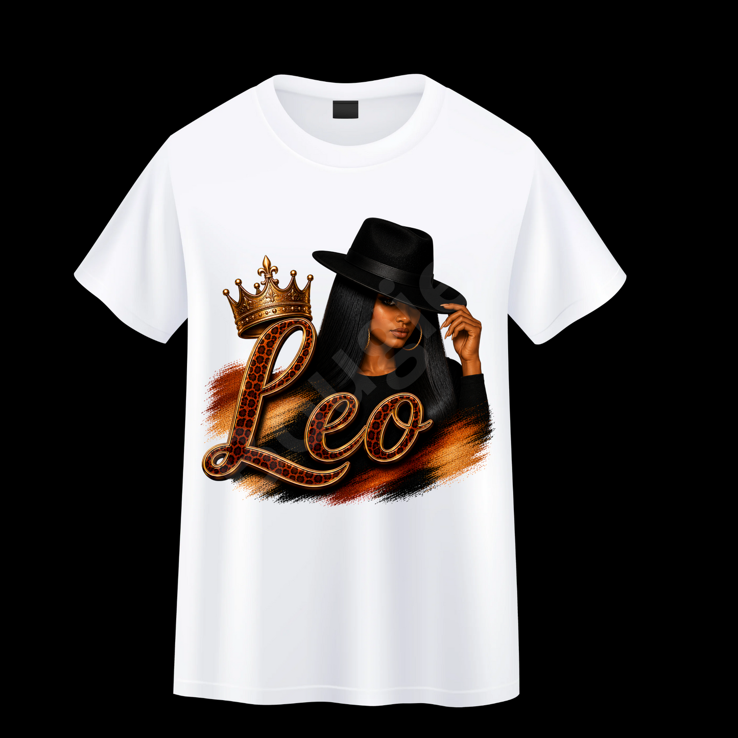 Leo Queen With Hat Graphic T-Shirt