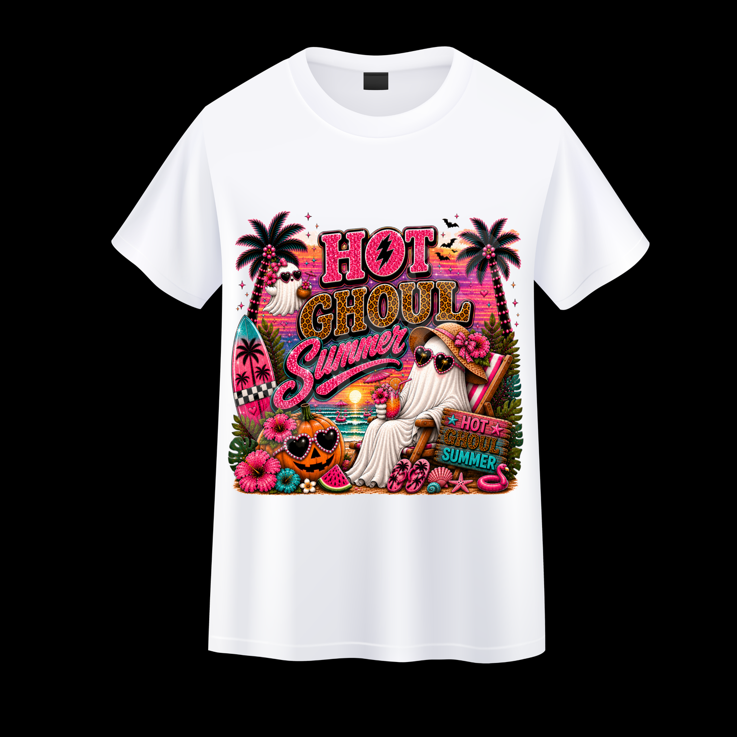Hot Ghoul Summer Graphic T Shirt