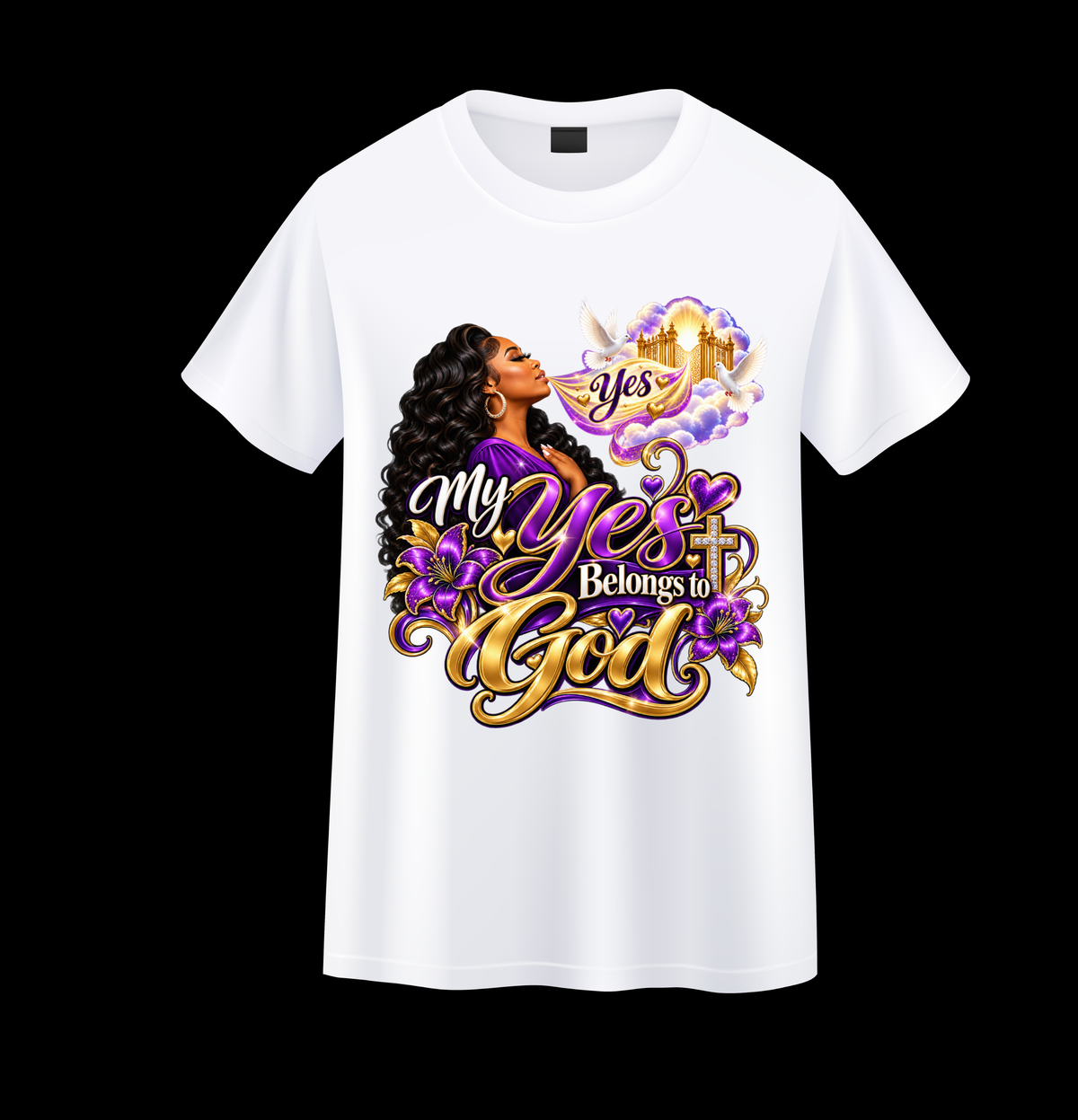 My Yes Belongs to God T-Shirt | Women’s Christian Faith Tee