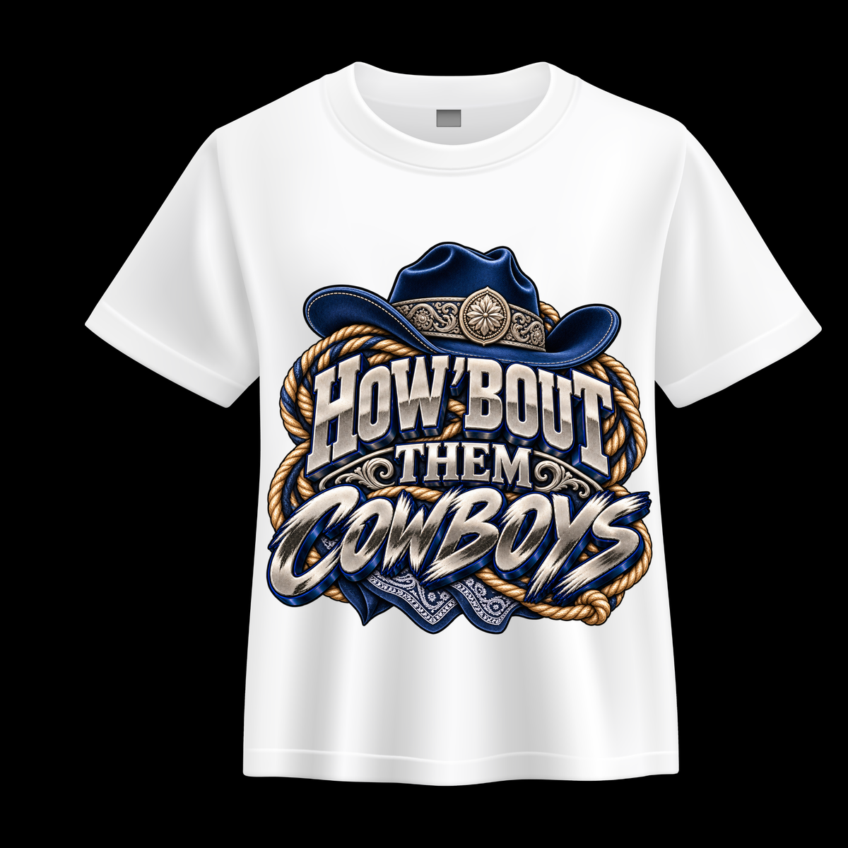 How ’Bout Them Cowboys? T-Shirt | Dallas Football Inspired Fan Tee