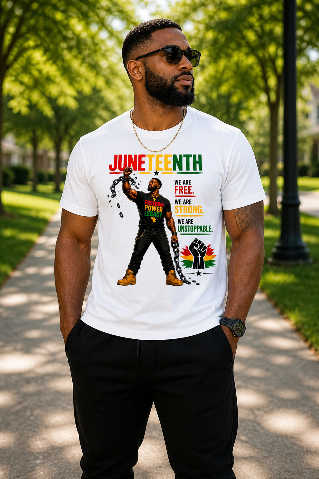 Bougie Juneteenth Power Shirt (Men)